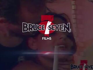 Bruce seven - zara is one lustful brunet who just keeps begging ed for more!