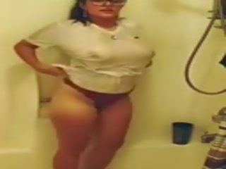 Indian swell mistress Hoot Bath Bj and Doggy Fuck: Free adult film 23