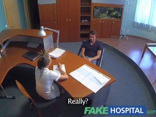 Fakehospital perawat cures kancing depression oleh letting dia air mani di dia alat kemaluan wanita