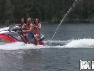 Mofos - exceptional threesome on the seadoo