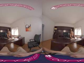 VR BANGERS Wide introduce Pussy Horny Blonde Accountant VR adult film