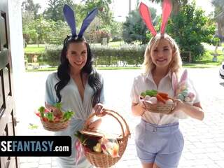 Buah dada besar babes di kostum blake mekar dan berpasir cinta mendapatkan gratis bekas di easter - freeuse fantasi