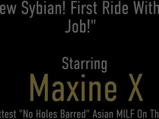 Asian Persuasion Maxine X Sucking manhood While Riding Her Sybian dirty clip Toy!