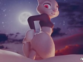 Big Booty Judy Hopps Gets Her Ass Pounded By Huge dick &vert; 3D X rated movie Cartoon