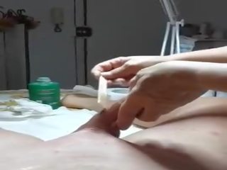 Depilation axel vax amatör