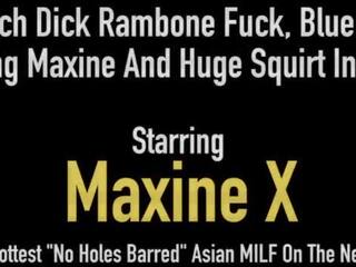Asian Persuasion Maxine X Fucks Massive 24 Inch prick & Crazy dick Machine!