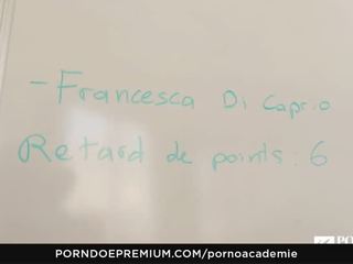 Porno academie - sultry šola lassie francesca di caprio hardcore analno in dp v trojček