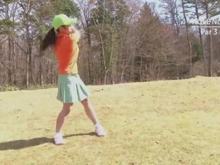 Japansk golf utendørs bottomless miniskjørt blowjob penalty runde kjønn film vids
