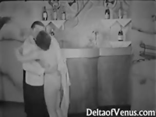 Αυθεντικός παλιάς χρονολογίας Ενήλικος βίντεο 1930s - γγα τρίο